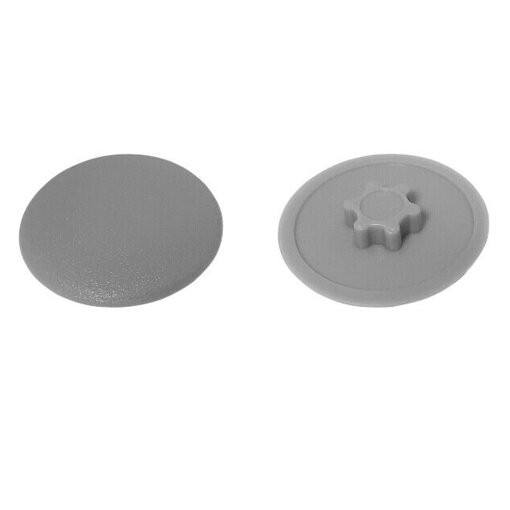 200 Stück Abdeckkappen T20 mm, Kopf-ø 12 mm grau