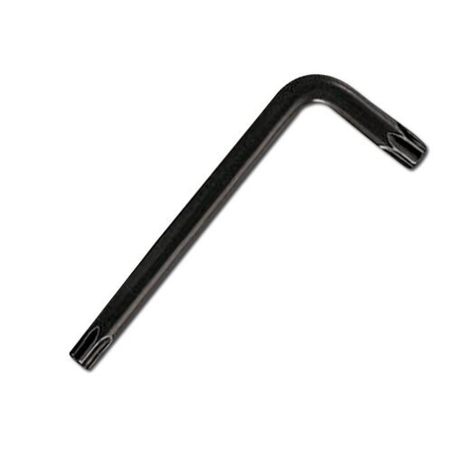 Winkelschraubendreher TORX mit Bohrung schwarz TX 10