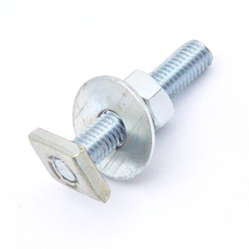 50 Stk. Hammerkopfschrauben galv. verzinkt 27/18 M 10 x 50