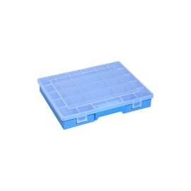 Sortimentskasten EuroPlus Basic 37 blau 25 Fächer