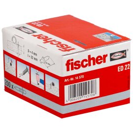200 Stück fischer® Einschlagnagel ED 22