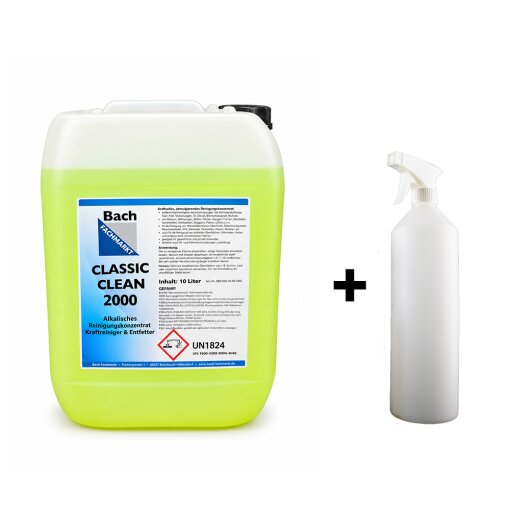 Classic Clean 2000 Reinigungskonzentrat Kanister 5 Liter inkl. 1 l Sprühflasche
