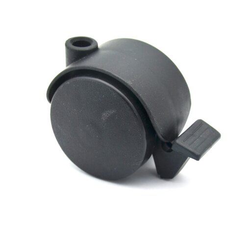 Kunststoff Doppel-Lenkrolle mit Feststeller Rad Ø 50mm F85