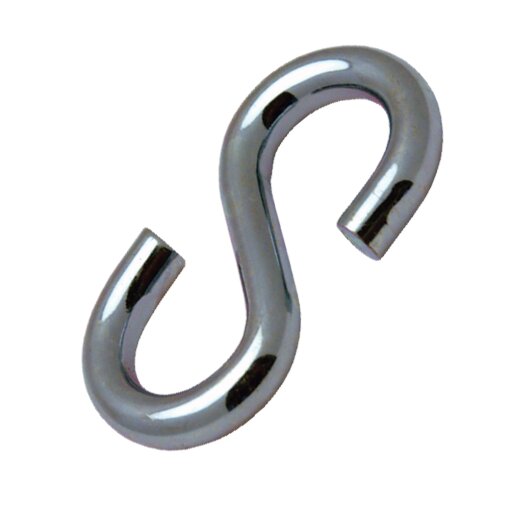 1 Stück S-Haken glanzverzinkt 30 mm