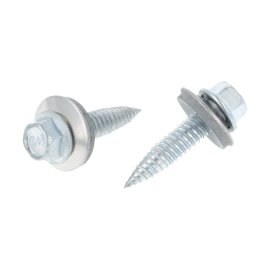 100 Stk. Bi-Metall Dünnblechschrauben Feingewinde A2 4,5 x 25 DS 14 mm