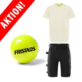 Funktions-T-Shirt 7555 Creme + Handwerker-Shorts +...