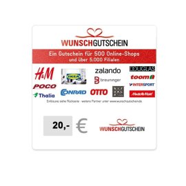 Wunschgutschein 20 €