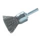 Pinselb&uuml;rste &Oslash; 25 mm Stahldraht 0,30 mm, Schaft 6 mm